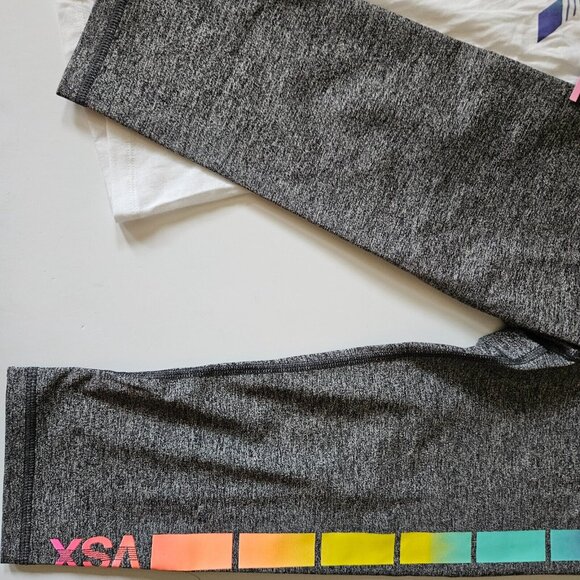 Victoria’s Secret VSX XS S NWT Knockout Crop Leggings Tank Top Set - Picture 4 of 4